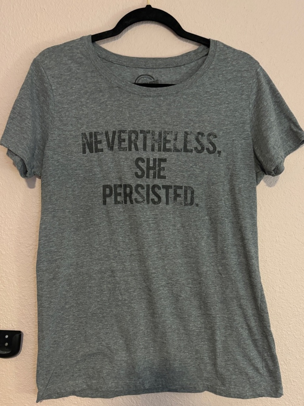 Grey 'Nevertheless, She Persisted' Graphic Tee - Size XL